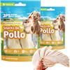 BPS BUENA PET SHOP BPS Snack Naturali per Cani e Gatti 100% Carne Pura, Liofilizzato, Alto in Proteine, Basso in Grassi, Senza Additivi Bocconcini Salutari per Animali Domestici (2 Pz, Tira di Pollo) BPS-5228 * 2