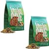 Little One Green Valley Porcellini d'India | Confezione Doppia | 2 x 750 g | Alimento Fibroso per Porcellini d'India | Mangime per Animali Domestici a Base di 60 Tipi di Erbe e Prati