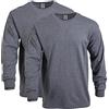 Gildan Heavy Cotton Long Sleeve T-Shirt, Style G5400, 2-Pack Camicia, Nero, XXL (Pacco da 2) Unisex-Adulto