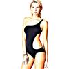 Inception Pro Infinite Costume da Mare - Adatto a Adulti - Donna - Monospalla con Apertura sul Fianco- Intero - Colore Nero - Idea Regalo Estate - Taglia M