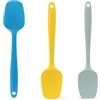 GREATRICH Spatola Leccapentole Silicone, Cucchiaio Silicone Cucina, Marisa da Cucina, Set di 3, Resistente al Calore 250°C, Senza BPA, Design Senza Cuciture, Utensili da Cucina in Siliconei