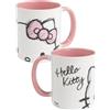 United Labels Hello Kitty - Tazza da caffè in ceramica, 320 ml, colore: rosa/bianco