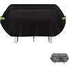 MaxEarn Copertura per barbecue a gas 47 x 70 x 30 cm, 420D resistente alle intemperie, impermeabile, antivento, UV, antistrappo, piccola accessorio per fornelli a gas da esterno