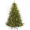 Himimi Albero di Natale Artificiale di 180CM in PE & PVC con 250 LED (Ø ca. 124 cm) con Neve, 1000 Punte di Ramo, Cerniere in Metallo & Base Pieghevole, Albero di Natale per Casa, Festa, Decorazione Festiva