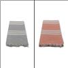 Generico Telo Mare Fouta con Frange - XXL 100cm x 180cm - 100% cotone- asciugatura rapida - ideale anche come telo sauna, relax e benessere (2, Multicolore 5)