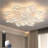Sky angle Plafoniera LED Dimmerabile ALEXA e Google Home, Lampada da Soffitto Moderna per Soggiorno Camera da Letto Sala da Pranzo Bagno