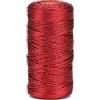 G2PLUS 100M Filo Rosso Spago Rosso Spago Natalizio 1.5MM Corda per Gioielli Filo Non Elastica per Confezioni Regalo o Ornamenti Alberi di Natale