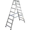 Gierre DoppiaSalita AL850, 2x8 gradini, 1.99 m - Scala doppia in alluminio - Altezza stimata operativa 3.36 m