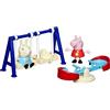 Peppa Pig Hasbro Peppa Pig, Divertimento all'Aperto con Peppa, Set di Giocattoli per Bambini e Bambine dai 3 Anni in su, Ottima Idea Regalo di Natale, Include 2 Action Figure e Accessori Altalena e Dondolo
