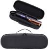 BUBM Custodia da viaggio per Dyson Airstrait/piastra per capelli Shark FlexStyle, borsa portaoggetti per accessori per capelli, resistente all'acqua, per styler Airwrap