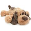 WEIGEDU Peluche a forma di cucciolo di cane Beagle Labrador Retriever coccolabile ideale come regalo di compleanno per bambini, 50,8 cm, marrone