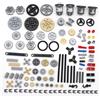 KeKeDuo Ingegneria Ricambi Set 116 Pezzi Tecnici Parti Pietre Kit Motore Trasmissione Attrezzature Morsetto Connettore, Parti Tecniche Trasmissione Attrezzature