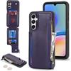 SailorTech per Samsung Galaxy A05s Custodia per telefono con porta carte di credito per uomo, Samsung A05s Custodia con slot per carte di credito Portafoglio Zipper per donna-Viola