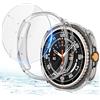 Misxi [2+2 Pezzi Cover Rigida in PC + Pellicola in Vetro Temperato [con Kit Allineamento Automatico] per Samsung Galaxy Watch 8 Classic 46mm, Custodia Antigraffio Montaggio Facile, Trasparente