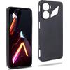 REY Cover in Gel TPU Nera per ZTE Nubia Neo 3, Ultra Sottile 0,33 mm, Morbido Flessibile, Custodia Silicone
