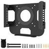 Aiweiwa Supporto in metallo compatibile con Mac Mini M1, M2, M2 Pro Mini VESA, da parete/sottoguolo, per Mac Mini metà dal 2011 al 2023 M1 M2, supporto antigraffio per monitor per Mac Mini con portapenne