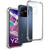 REY Cover in Gel TPU Anti-Shock per Vivo Y22 - Vivo Y22s 4G, Morbido Silicone Custodie Protettivo Case, Anti-Scratch, Protettiva Sottile Back Cover