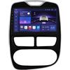 hizpo Autoradio Android 14 per Renault Clio 2012-2019, 8-core 4G+32G navigazione GPS radio, con CarPlay wireless Android automatico Bluetooth WiFi mirror link fotocamera posteriore/anteriore FM