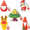 leizhan 5 pezzi 16GB USB Pen Drive Penna Usb Porta Chiavette Usb Chiave Usb Babbo Natale Alce Carino USB Serie di Natale Regali per i bambini Supporta PC Tablet portatile(5 * 16GB,Natale)