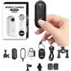 Zeerkeer Micro Action Cam 1080p con Grandangolo da 120°, Body Cam Telecamera per Ciclismo Moto Videocamera POV Camera per Animali Nascoste da Esterno Sport Camera per vlog e Accessori Clip Magnetica Posteriore