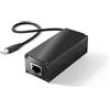 REVODATA Convertitore Gigabit PoE a USB-C, Alimentazione in uscita Type-C ed Ethernet 2 in 1, Ricarica 45W da 5V a 20V per Smartphone/Tablet/Portatile, Velocità 1000 Mbps, Plug & Play (GPD2CBT-20V)
