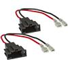 tomzz Audio 7103-003-2 Set di 2 adattatori per altoparlanti a DIN compatibile con Audi A4 A6 Q5 Q7 TT da 2018 Seat Leon