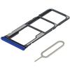 MMOBIEL Doppio Vassoio Carta SIM Compatibile con Xiaomi Redmi Note 8 2019 - Porta Scheda SIM - Inclusa guarnizione di gomma e Sim Pin - Blu