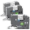 Exsun 3x Nastro Termorestringente da 11,7 mm Compatibile con Brother Hse-231 HS-231 HSc-231 Brother Ptouch PT-E300 PT-E100 PT-E550W PT-P750W PT-H300 Nero su Bianco