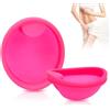 Yooyan 2 dischi mestruali taglie S L, dischi periodici della coppetta mestruale in silicone - per sport, nuoto e intimità - Disco mestruale riutilizzabile & Tampon alternativa sostenibile
