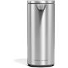 simplehuman Pompa con sensore da 266 ml, dispenser automatico di sapone liquido ricaricabile, erogazione variabile, valvola antigoccia, impermeabile IP67, acciaio inossidabile spazzolato, ST1082