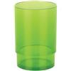 MSV Spirella, Portaspazzolino in Acrilico Trasparente, Colore Verde Kiwi, Design Elegante e Pratico per Il Bagno, Ideale per l'uso Quotidiano - Taglia Unica, Verde Kiwi