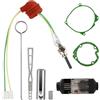 BNGXR Candeletta Universale in Ceramica,12V 24V 5KW 8KW Kit ceramico riscaldatore da parcheggio con candelette,Diesel Ad Aria Pezzi di Ricambio per Riscaldatore di Parcheggio,per auto,camion, barche