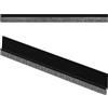 xianynow Paraspifferi 100cm/39-Inch per Porta Blindata, Guarnizione Autoadesiva per Isolamento Acustico e Antivento su Porta Interne/Anteriori (Nero)