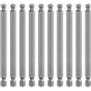 QUARKZMAN 10Pz Punte Cacciavite Esagonale con Estremità Sferica 6mm (H6.0) 1/4 Gambo Esagonale 100mm (4) Lungo Inserti per Avvitatore Magnetiche Testa Sferica Acciaio S2 Grado Metrica