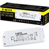 EACLL Trasformatore LED AC 240V a DC 12V 5A(5000mA), DC12V 60W Alimentatore Switching, Pacco da 1, Per Driver Meno di 60W MR11 G4 MR16 GU5.3 LED Lampadine e led Strisciae, Alimentatore di Adattatore