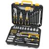 Hi-Spec Set di attrezzi da 87 pezzi da meccanico per casa & garage. Set completo di utensili manuali fai-da-te per officina, manutenzione completa di auto, moto e casa. Tutto in una cassetta