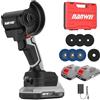 NANWEI 3-pollici smerigliatrice angolare a batteria per accumulatore Makita 18 V, 76 mm smerigliatrice compatta e leggera, 0-15.000 giri/min per dischi da taglio, dischi lamellari per taglio e