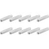 QUARKZMAN 10pz Chiave a Piuma Estremità Rotonda, 4x4x25mm Chiavette Elastiche Acciaio Inossidabile Professionale Chiavetta Parallela per Albero Trasmissione per Industria Meccanica Fissaggi