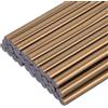 QUARKZMAN 30Pz Mini Bastoncini a Caldo di EVA 7mm x 100mm Sticks Piccoli Adesivi per Pistola Colla a Caldo, Bronzo Oro
