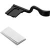 BCMCZCDC Supporto per flash in metallo per fotocamera Fujifilm XT30 Fuji T3 T2 T1 XS10 XS20 XT10 XT20 con impugnatura in pollice, colore nero