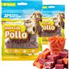 BPS BUENA PET SHOP BPS - Snack Naturali per Cani e Gatti 100% Carne Pura, Liofilizzato, Alto in Proteine, Basso in Grassi, Senza Additivi Bocconcini Salutari per Animali Domestici (2 Pz, Snack di Pollo) BPS-5227 * 2