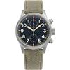 TACTICAL FROG Militado ML1868 - Orologio cronografo militare da 39 mm, con cristallo di zaffiro VK61/VK67, orologio al quarzo da uomo, C3/BGW9, luminoso, impermeabile fino a 100 m, nero, VK61 / Green