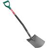 HYCHIKA BETTER TOOLS FOR BETTER LIFE HYCHIKA Pala da Giardino Circolare, Vanga da Giardinaggi, Pala da Scavo, Acciaio Temprato di Alta Qualità, Manico Ergonomico Impugnatura a D, per Piante, Agricola, Diserbo, Spalatura Neve