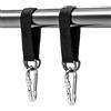 Okoss 2 pezzi di sistema di fissaggio per amaca, corda per altalena sugli alberi, kit per altalena portatile in nylon con cinghie resistenti, 2 moschettoni e 2 anelli a D per altalena e poltrona sospesa