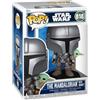 Funko POP! Star Wars: The Mandalorian and Grogu - The Mandalorian with Grogu - Figura in vinile da collezione - Idea regalo - Prodotto ufficiale - Giocattoli per bambini e adulti