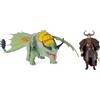Spin Master Dragons DreamWorks, How to Train Your Dragon, Rumblehorn & Stoick, Action Figure del Duo Vichingo, Giocattoli per Bambini dai 4 Anni in su
