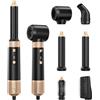 Sendowtek Spazzola Asciugacapelli 6 in 1, Multi Hair Styler Set 950W 3 Temp Arricciacapelli Spazzola Ad Aria Calda Bocchetta Styling Asciugacapelli, Air Styler per Ricci Raddrizzamento Asciugare donna