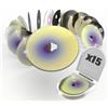youkzuan Confezione da 15 lame rotanti colorate rivestite in titanio da 45 mm, lame rotanti da 45 mm, per trapuntatura, compatibili con OLFA, Fiskars, Mr.Pen, DAFA, Truecut Sharp e durevoli (colore