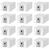 Rediboom Confezione da 12 sacchetti per aspirapolvere Ecovacs Deebot serie T50 X8 T80, T50 Pro Omni, T50 MAX PRO Omni, X8 Pro Omni, DDX67, sacchetti usa e getta al carbone attivo