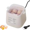Aoreun Cuociuova Elettrico, Cuoci uova fino a 6 uova Bollitore uova, Bracconiere Rapido per Cuocere Le Uova, Mini vaporiera e cuociuova per cucinare uova alla coque/uova d'oro/crema di uova al vapore